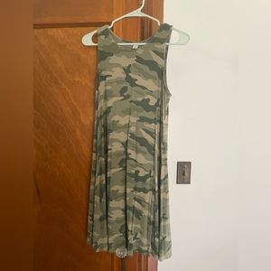 Camo shift dress sleeveless